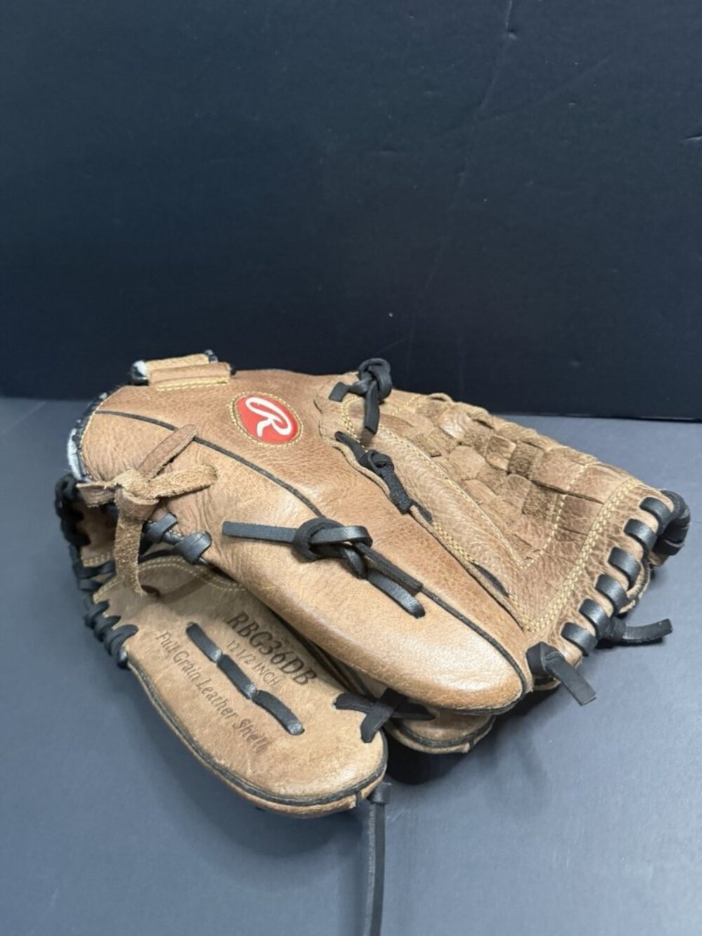 Rawlings RBG36DB Zero Shock Leather Baseball Glove Right Hand Throw 12.5"